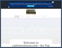 Tablet Screenshot of cathnewskorea.com